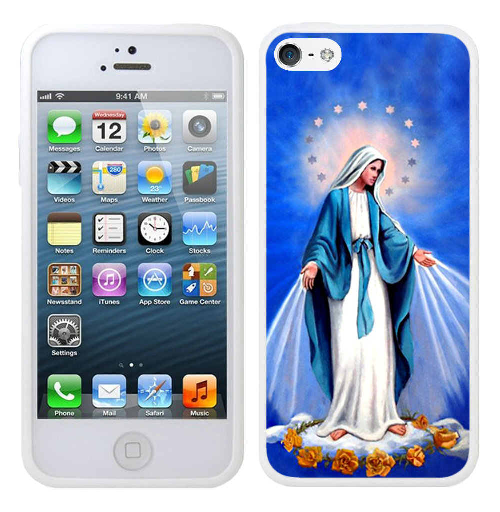Best Virgin Mary White iPhone 5 5S Case